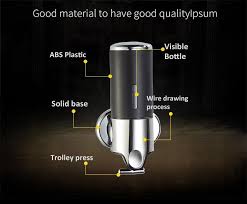 Wall Mount Soap & Shampoo Dispenser